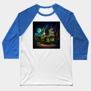 Starry Night Over Godric's Hollow Baseball T-Shirt